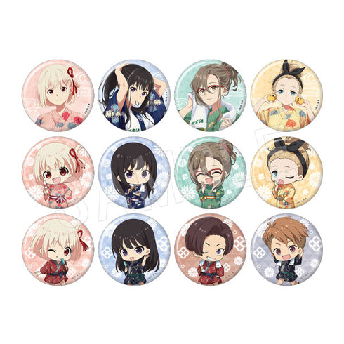 『リコリス・リコイル』トレーディング和紙缶バッジ 浴衣ver. BOX(全12種)